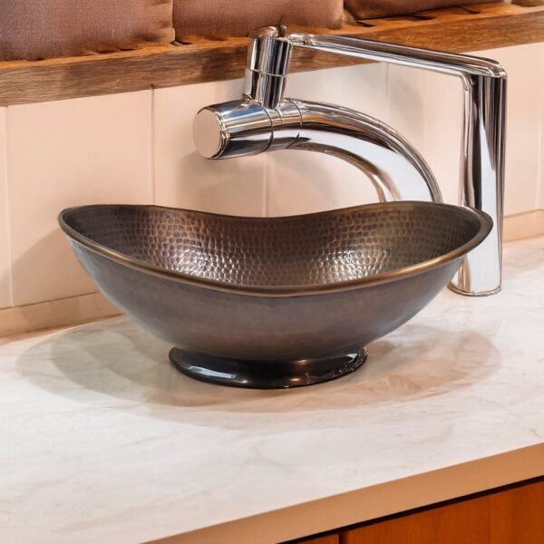 The Rustic Glow Artisan Design Copper Kitchen Sink