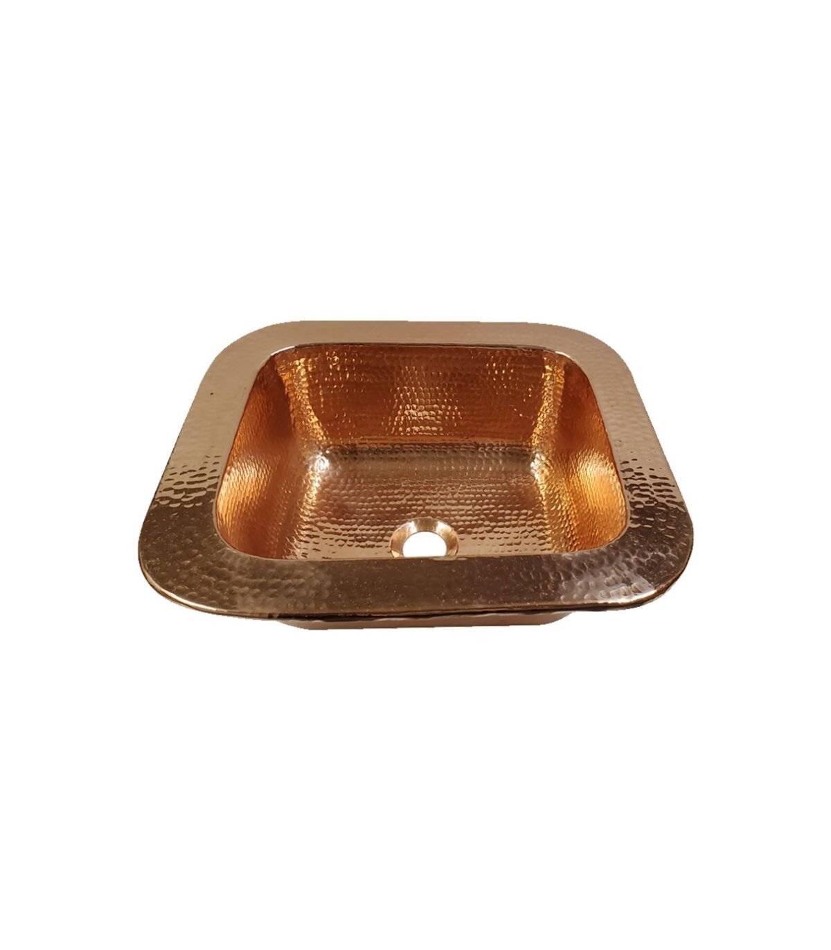 Versatile Design Verdant Square Copper Sink
