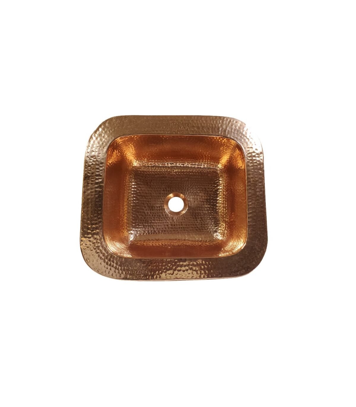 Versatile Design Verdant Square Copper Sink
