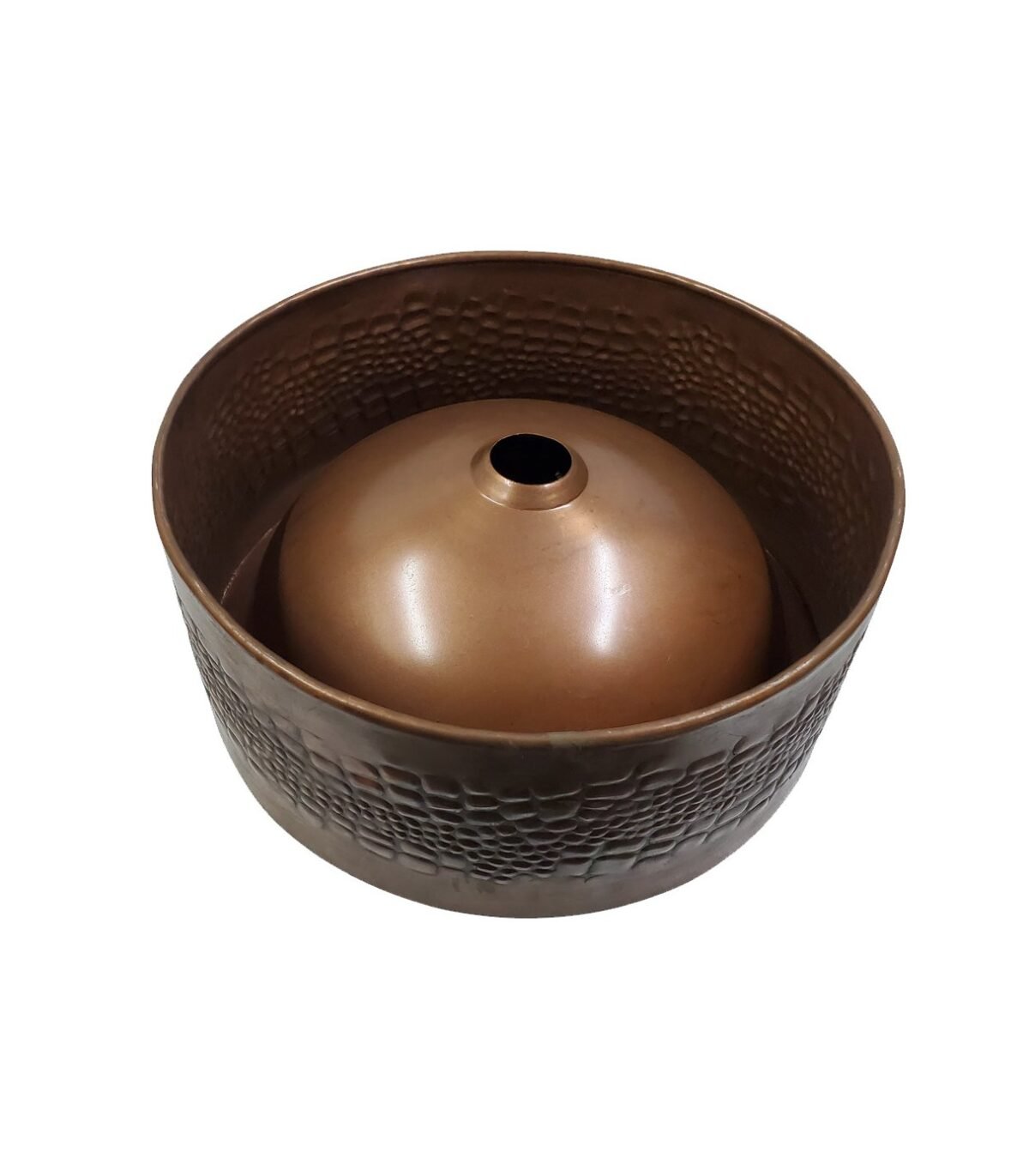 Handcrafted Luxury Embossed Black Antique Copper Kitchen Sink