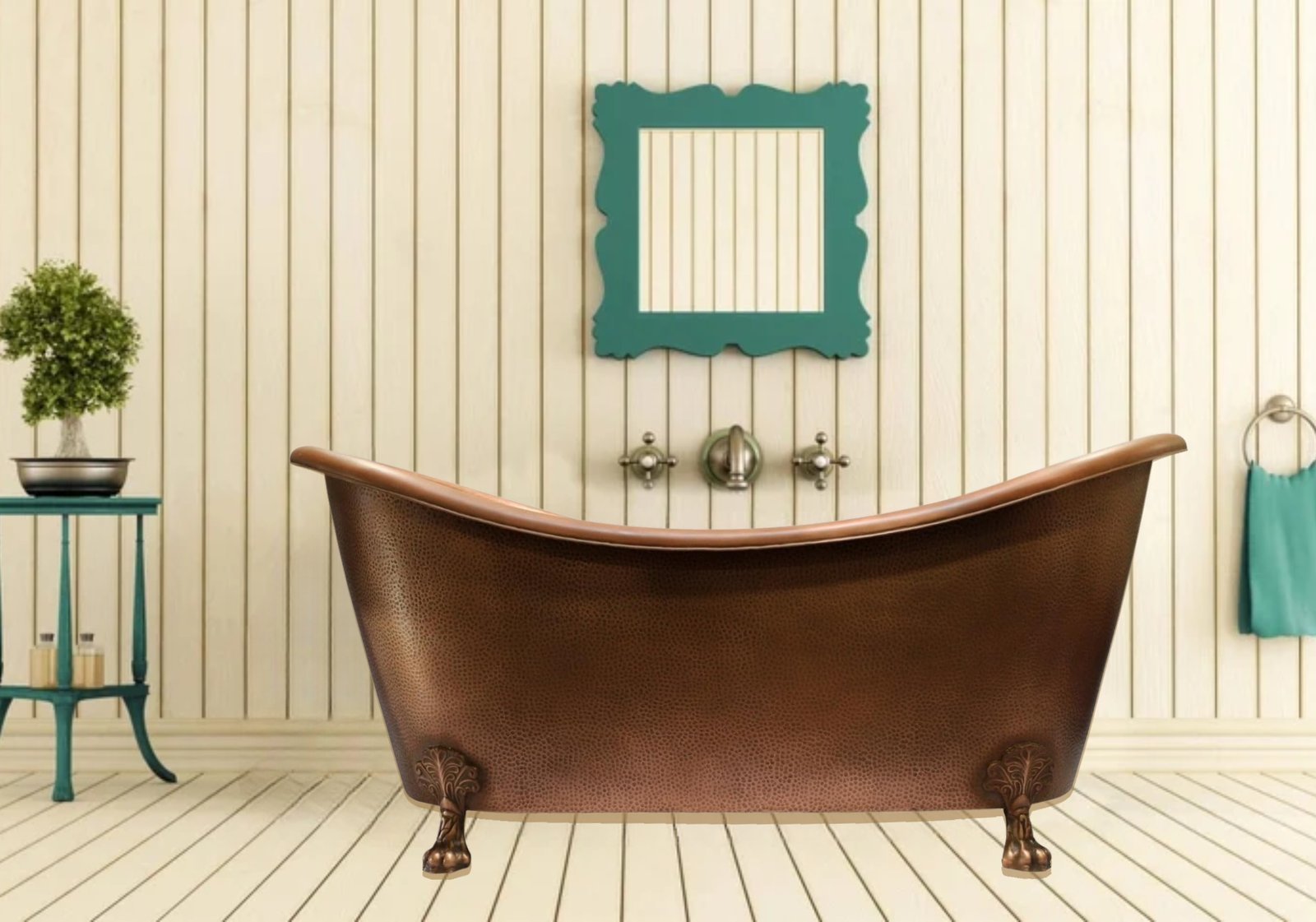 Copper Bathroom Bathtub