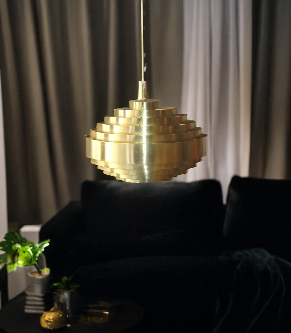 Unique Brass Ceiling Lamp
